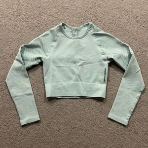 Vitamin Bounty seamless long sleeve crop top